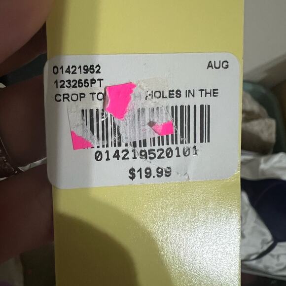 Paper Tee Multicolor Abstract Cut-Out Top - Picture 3 of 4